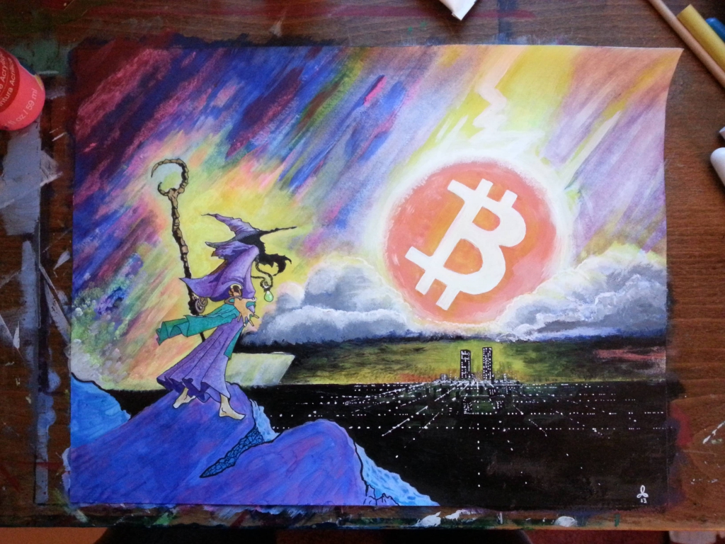 рисунок bitcoin